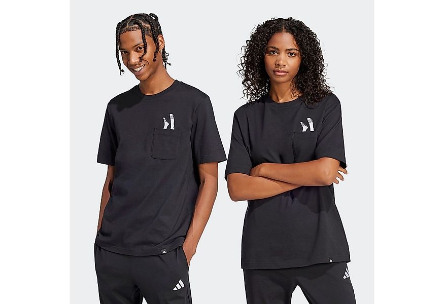 adidas Sportswear T-Shirt LOUNGE SLIDES GRAPHIC POCKET günstig online kaufen