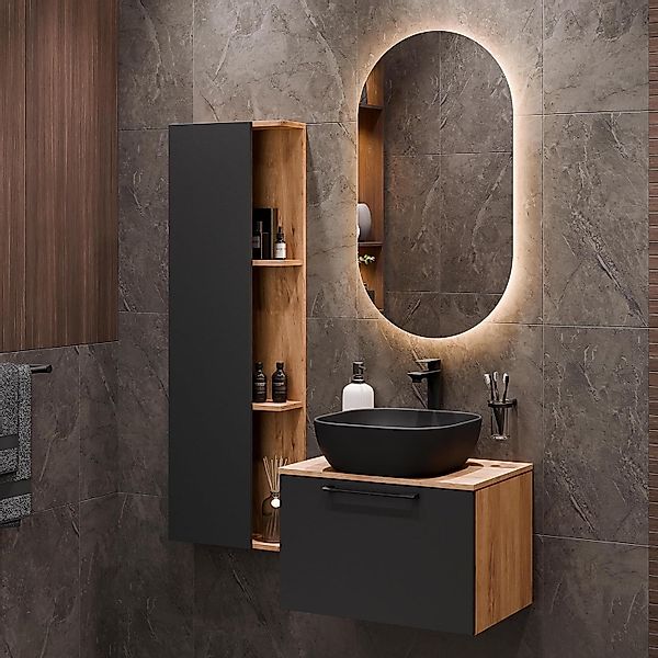 Planetmöbel Badmöbel-Set Astra, (Badezimmer Möbel im günstig online kaufen