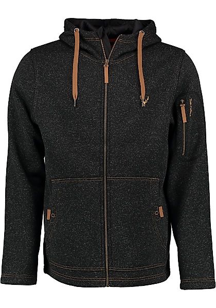 Tom Collins Strickfleecejacke Vazabi Herren Kapuzenjacke günstig online kaufen
