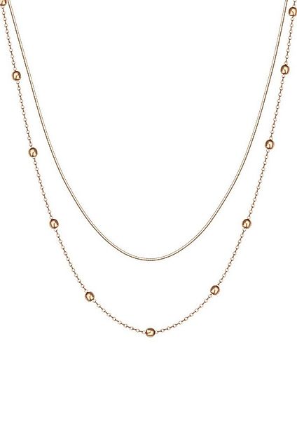 Hey Happiness Edelstahlkette Layer Collier Kugeln, wasserfest, Elegante Zwe günstig online kaufen