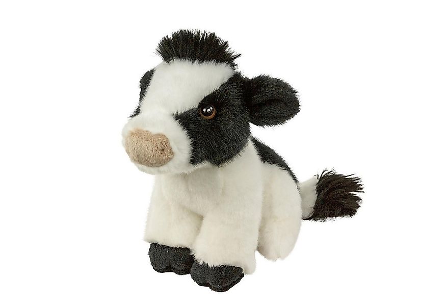 Teddys Rothenburg Kuscheltier Kuh sitzend 18 cm schwarz/weiß Plüschtier Sto günstig online kaufen