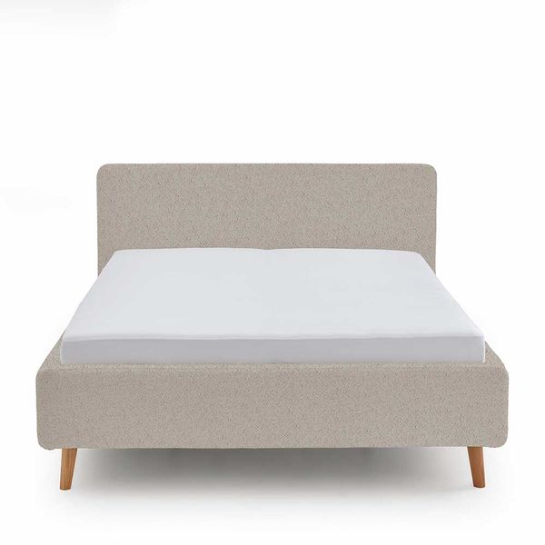 Polster Doppelbett in Beige 160x200 cm 180x200 cm günstig online kaufen