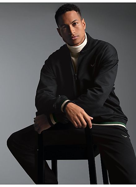 Trigema Sweatjacke "TRIGEMA Collegejacke mit kontrastfarbigen Elementen" 1 günstig online kaufen