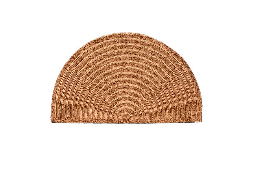 relaxdays Fußmatte Halbrunde Fußmatte Regenbogen, halbrund, Höhe: 15 mm günstig online kaufen