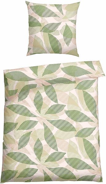 Schiesser Bettwäsche "Lea aus weicher Baumwolle mit einem aufwändigen Grafi günstig online kaufen