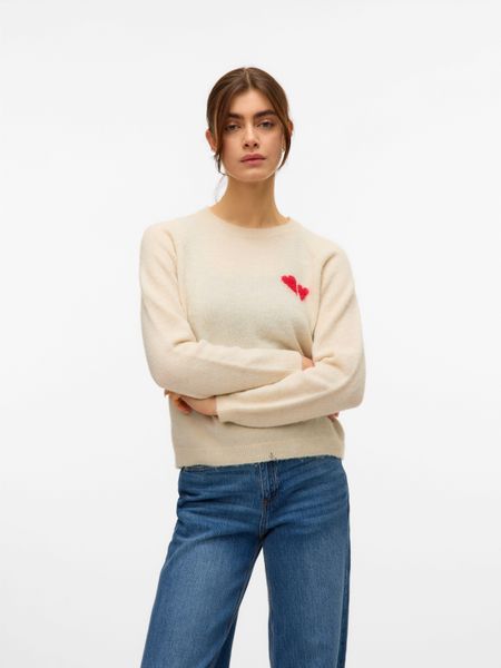 Vero Moda Strickpullover VMBAM LS O-NECK günstig online kaufen