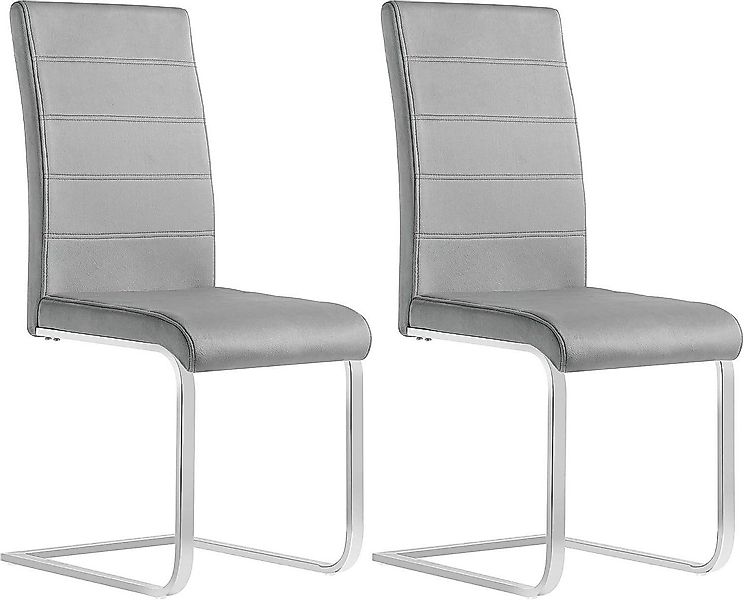 Woltu Freischwinger (Set, 2 St), mit hoher Rückenlehne Samtbezug bis 120kg günstig online kaufen