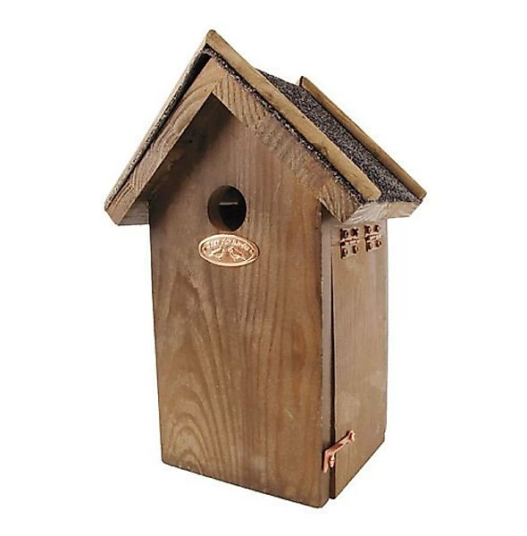Vogelhaus für Blaumeisen Nistkasten Holz mit Bitumendach 27cm günstig online kaufen