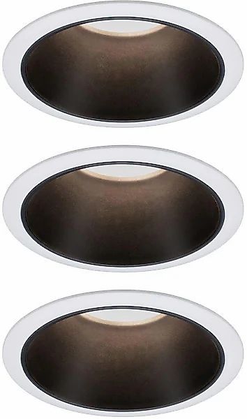 Paulmann LED Einbauleuchte »Cole«, 3 flammig, Deckenspots, 3er Set günstig online kaufen