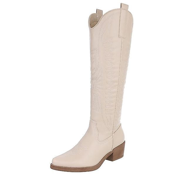 Ital-Design Damen Kniehohe Stiefel mit eleganter günstig online kaufen