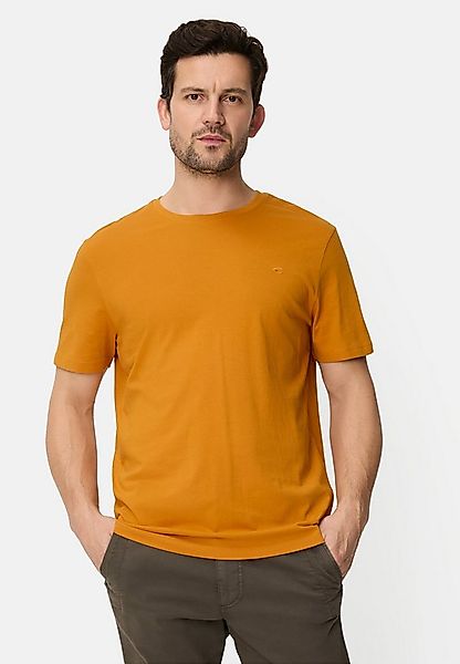 camel active T-Shirt aus reiner Baumwolle Kurzarm günstig online kaufen