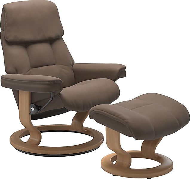 Stressless® Relaxsessel »Ruby« Set, Relaxsessel mit Hocker, mit Classic Bas günstig online kaufen