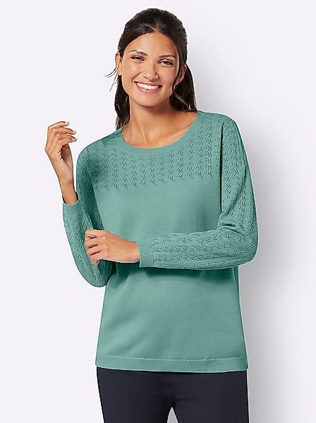 Sieh an! Strickpullover Ajourpullover . günstig online kaufen