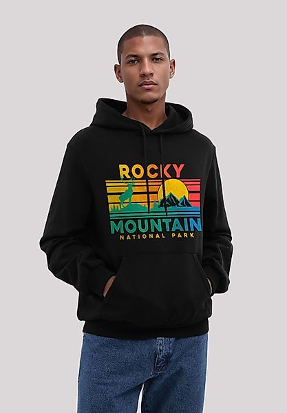 F4NT4STIC Kapuzenpullover "US National Parks Rocky Mountain Sunset", Premiu günstig online kaufen