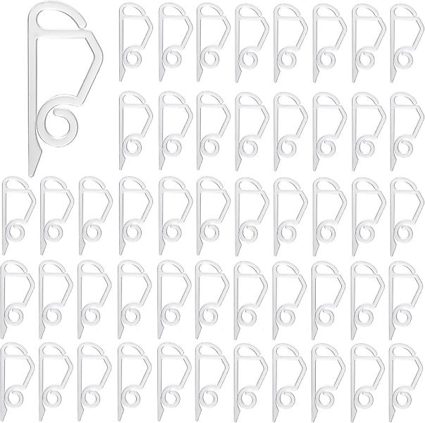 MerryXmas Dekohaken 50x Haken Lichterketten Halterung & Lichtvorhang Clips, günstig online kaufen