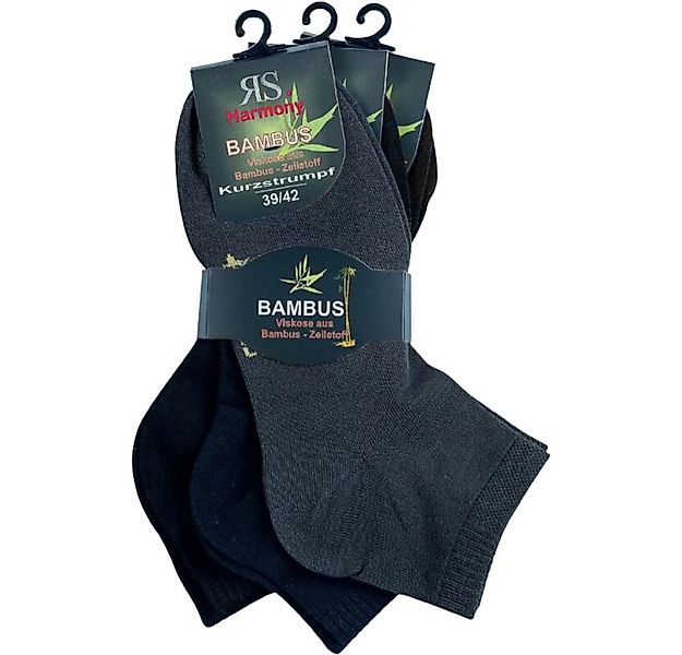 RS Harmony Kurzsocken Bambus Viskose Kurzschaftsocken Kurzstrumpf Quarterso günstig online kaufen