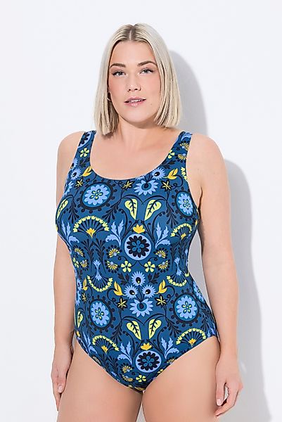 Ulla Popken Badeanzug Badeanzug Blüten ohne günstig online kaufen