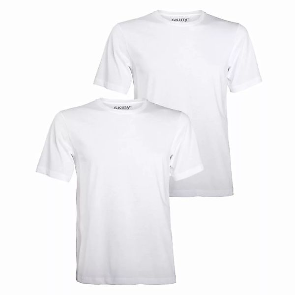 Skiny 2er Pack Herren T-Shirt Rundhals Kurzarm Business Shirt Round Neck - günstig online kaufen