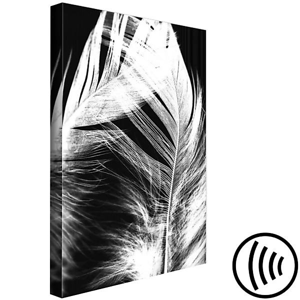 Leinwandbild White Feather (1 Part) Vertical XXL günstig online kaufen