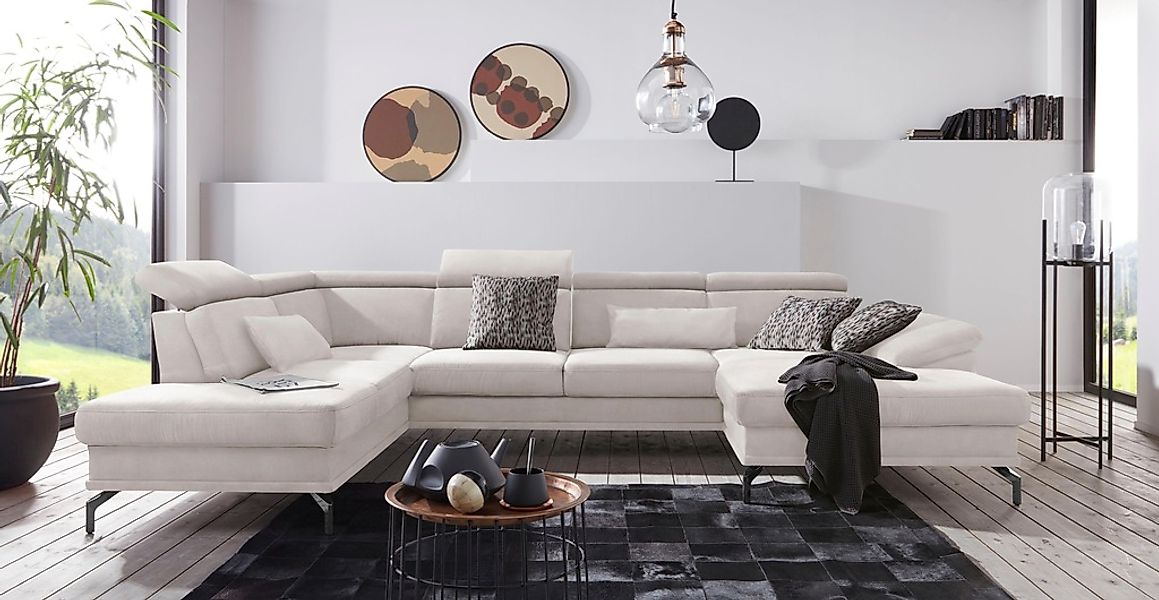 sit&more Wohnlandschaft »Scorpio U-Form« inklusive Sitztiefenverstellung, m günstig online kaufen
