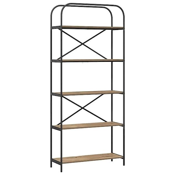 vidaXL Bücherregal Artisan-Eiche 80 x 30 x 183 cm Holzwerkstoff 879838 günstig online kaufen