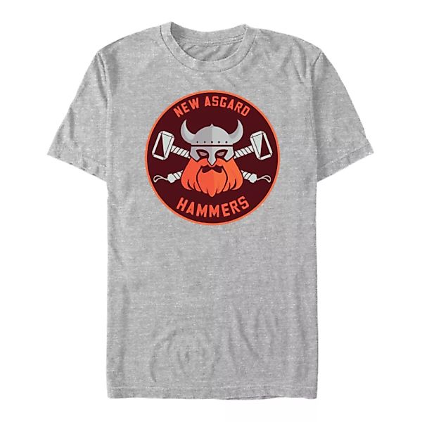 Marvel - Thor Love and Thunder - Thor Hammers Badge - Männer T-Shirt günstig online kaufen