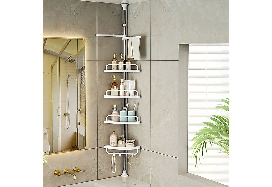 MODFU Duschablage Badregal Badezimmer Eckregal mit Ablagen, 4 Ablagen Handt günstig online kaufen