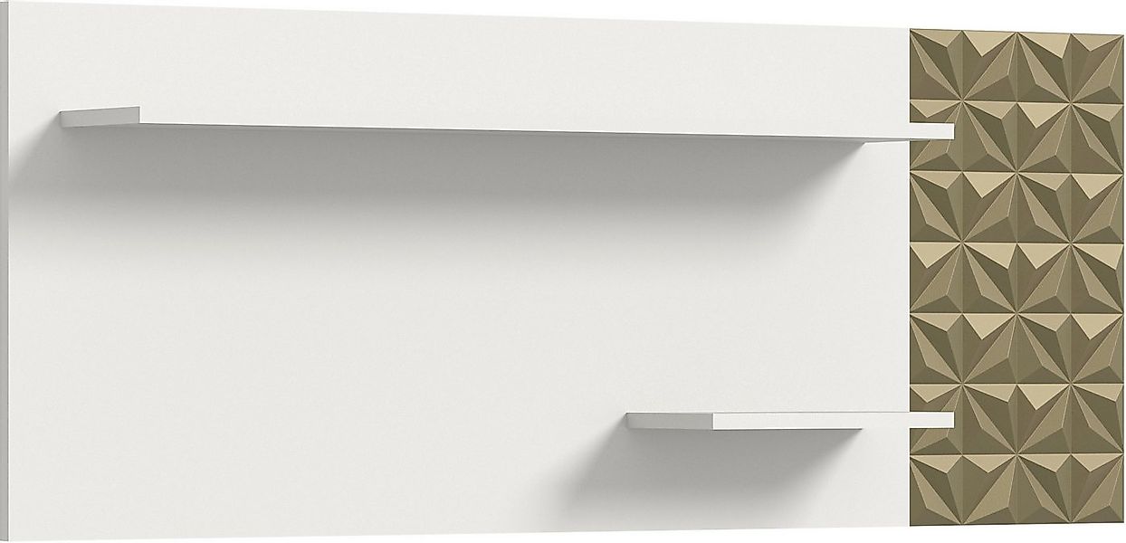 INOSIGN Wandboard Vicenza, Breite 140 cm, Ornamentabsetzung, 2 Ablageböden, günstig online kaufen