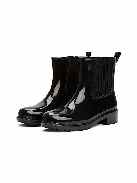 Tommy Hilfiger FLAG HARDWARE RAINBOOT Chelseaboots, Blockabsatz, Schlupfboo günstig online kaufen