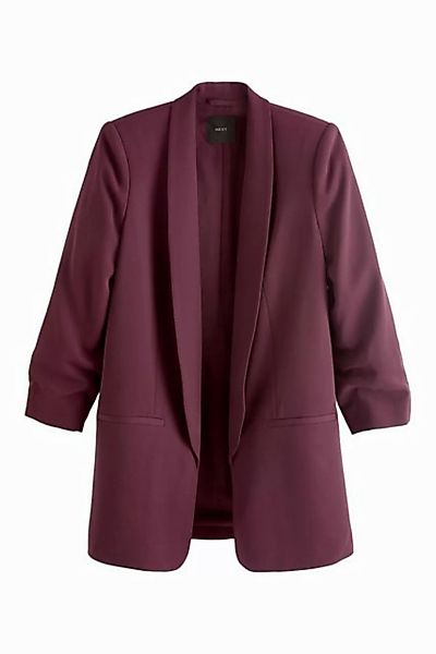 Next Jackenblazer Legerer Blazer mit gerafften Ärmeln, Petite (1-tlg) günstig online kaufen