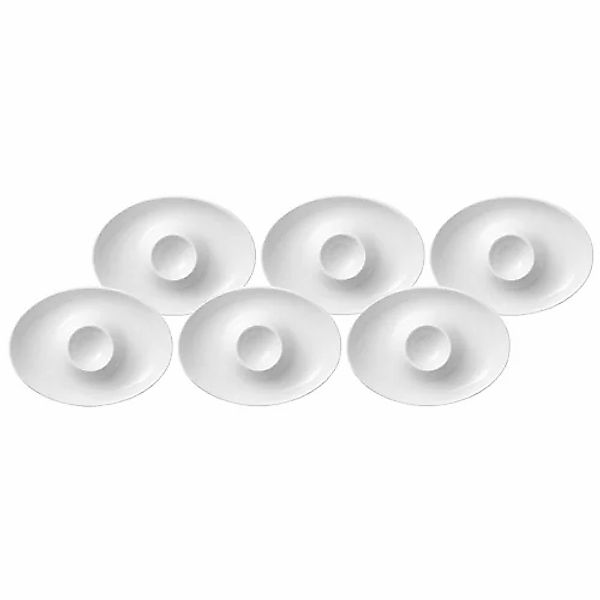 Villeroy & Boch Eierbecher »Eierbecher mit Ablage Royal 6er Set weiß« günstig online kaufen
