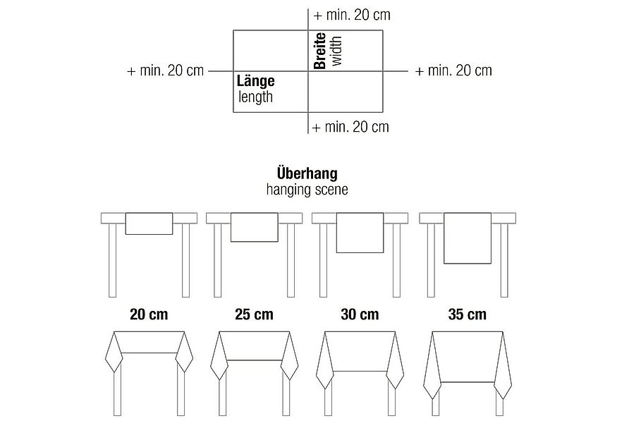 sander table + home Tischdecke Tischdecke "Loft", fleckabweisend Uni günstig online kaufen