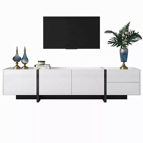 HAUSS SPOLE TV-Schrank TV-Lowboards TV Schrank Fernsehschrank TV-Tisch (mit günstig online kaufen