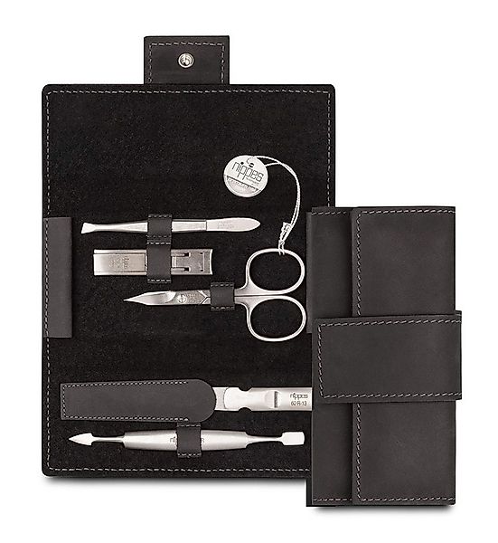 nippes Solingen Maniküre-Etui Maniküre Set Tabard mit Rindleder-Etui, Instr günstig online kaufen