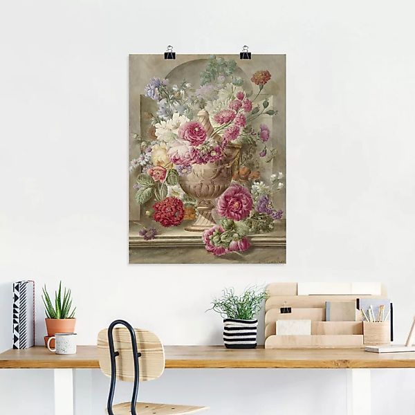 Artland Wandbild »Vase mit Blumen.«, Arrangements, (1 St.) günstig online kaufen