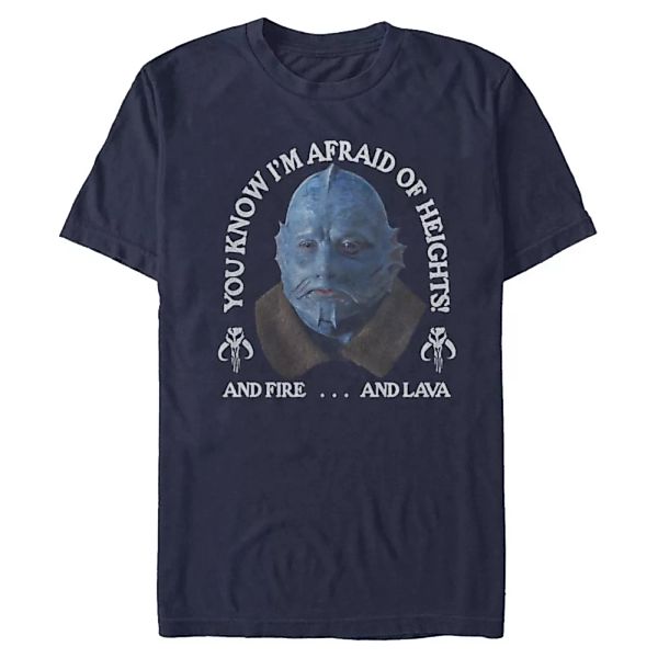 Star Wars - The Mandalorian - Mythrol Fire Lava Heights - Männer T-Shirt günstig online kaufen
