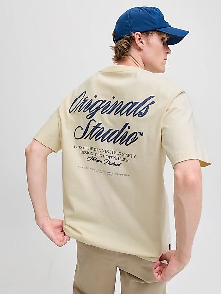 Jack & Jones Kurzarmshirt "JORNORREBRO TYPO TEE SS CREW NECK NOOS" Baumwoll günstig online kaufen