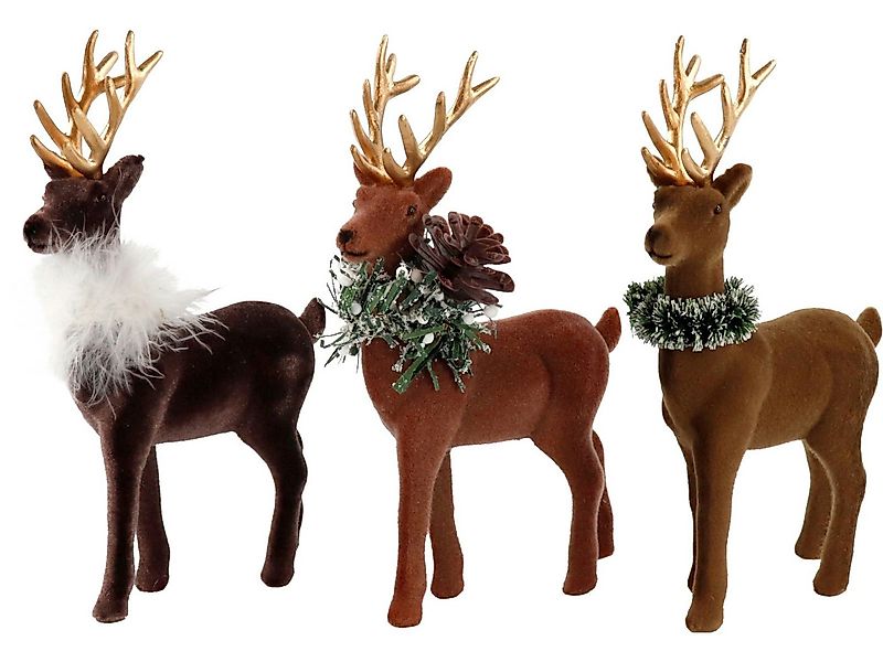 Hoff Dekofigur Ginger mehrf. Hirsch sortiert 18cm (1 Stück) günstig online kaufen