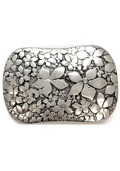 Rettungsring Gürtel Gürtelschnalle 3D Blume Silber günstig online kaufen