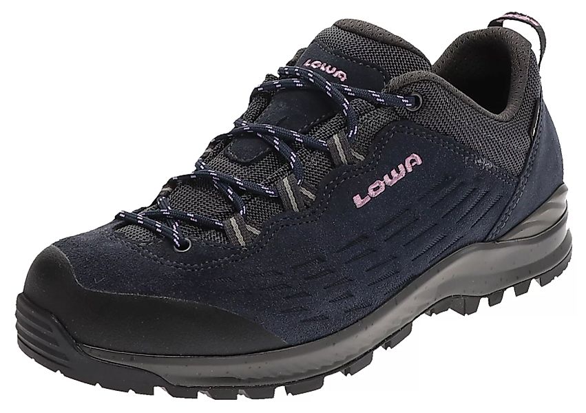Lowa EXPLORER GTX LO WS Navy Lila Damen Trekking Schuhe günstig online kaufen