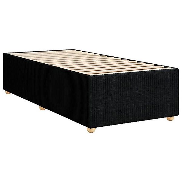 vidaXL Bett Bettgestell ohne Matratze Schwarz 90x190 cm Stoff günstig online kaufen