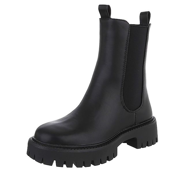Ital-Design Stylische Chelsea-Boots mit Profilsohle für günstig online kaufen