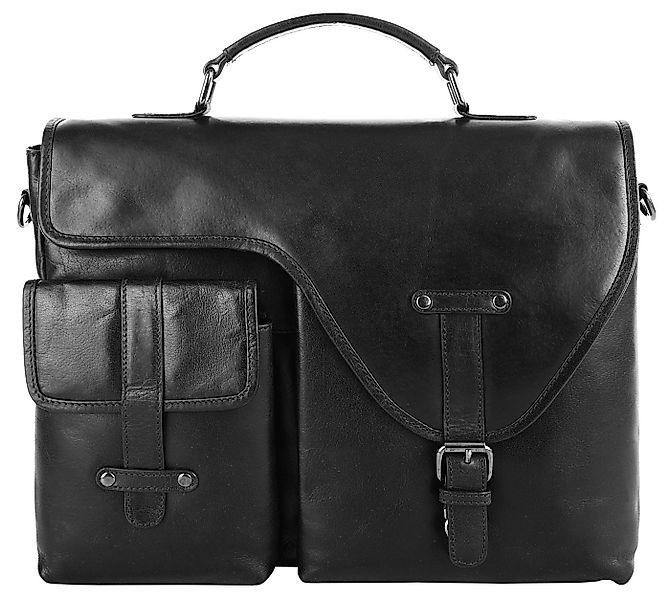 X-Zone Aktentasche, echt Leder günstig online kaufen