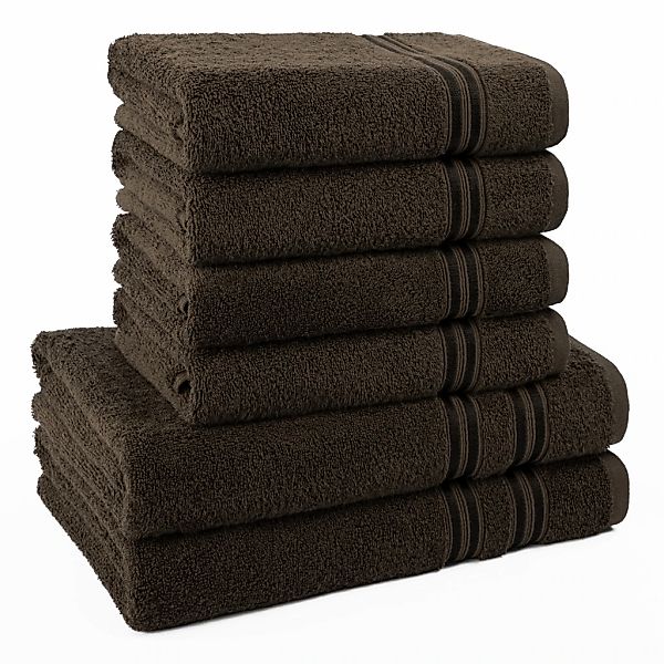 HAMMETEX Handtuch Set "6-teiliges Handtuch Set, 100% Baumwolle, Weich & Sau günstig online kaufen