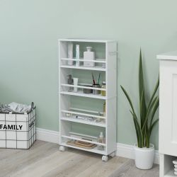 HOMCOM Servierwagen Rollwagen mit 4 Etagen, günstig online kaufen