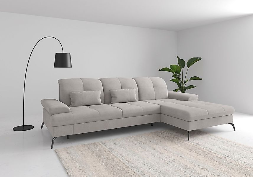 sit&more Ecksofa "Amica, L-Form, inkl. Sitztiefenverstellung & Armteilverst günstig online kaufen