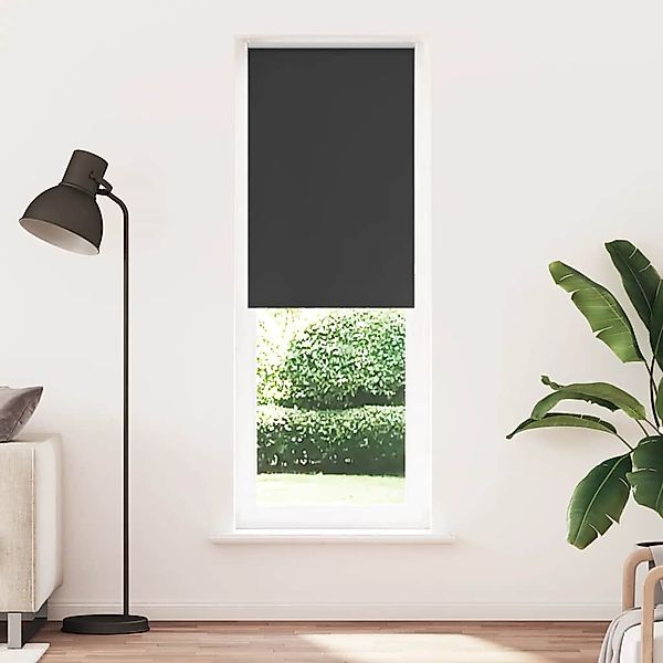 Verdunklungsrollo, vidaXL, Verdunkelungsrollo Schwarz 85x210 cm günstig online kaufen