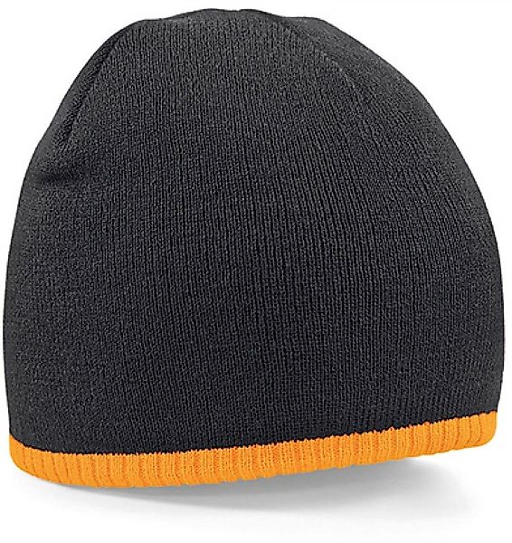Beechfield® Bommelmütze Two-Tone Pull-On Beanie Wintermütze günstig online kaufen