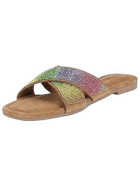 Lazamani Pantoletten Veloursleder/Textil Pantolette günstig online kaufen