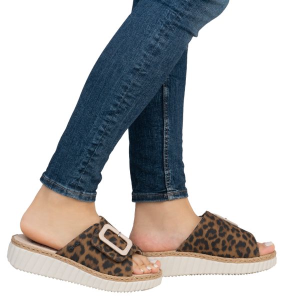 Rieker Pantolette Sommerschuh, Strandschuh, Urlaubschuh, Hausschuh mit Klet günstig online kaufen
